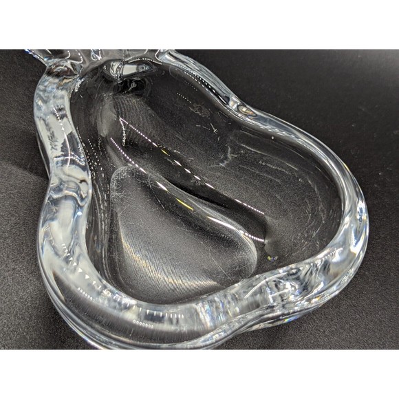 Art Vannes France Crystal Pear Ashtray, Trinket/Candy Dish, Paperweight *READ!* - Picture 10 of 14